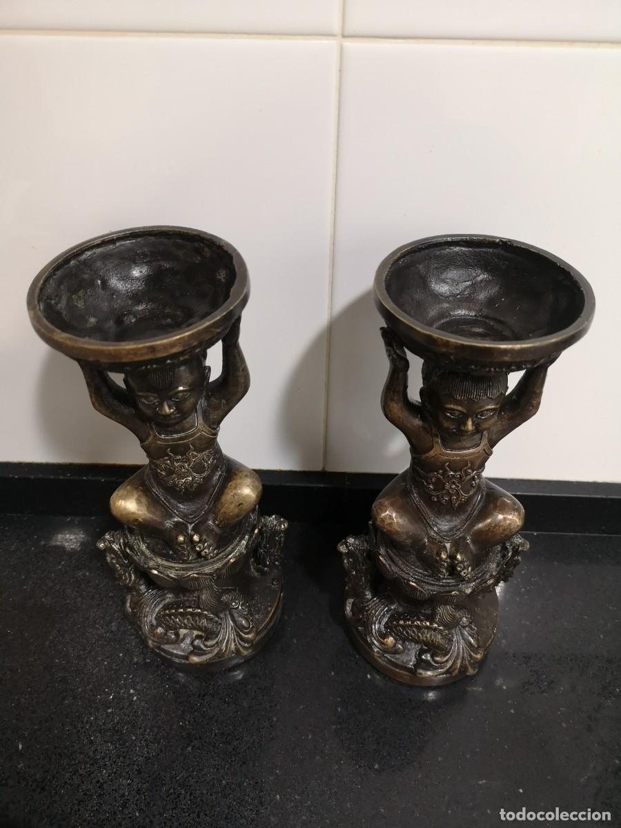 Antig&uuml;edades: L&aacute;mparas de aceite chinas, S. XIX - Foto 3