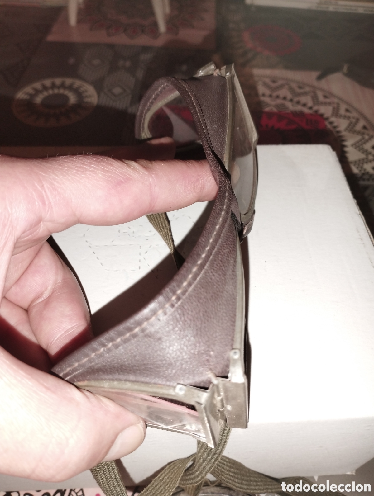 Antig&uuml;edades: Gafas de moto antiguas - Foto 4