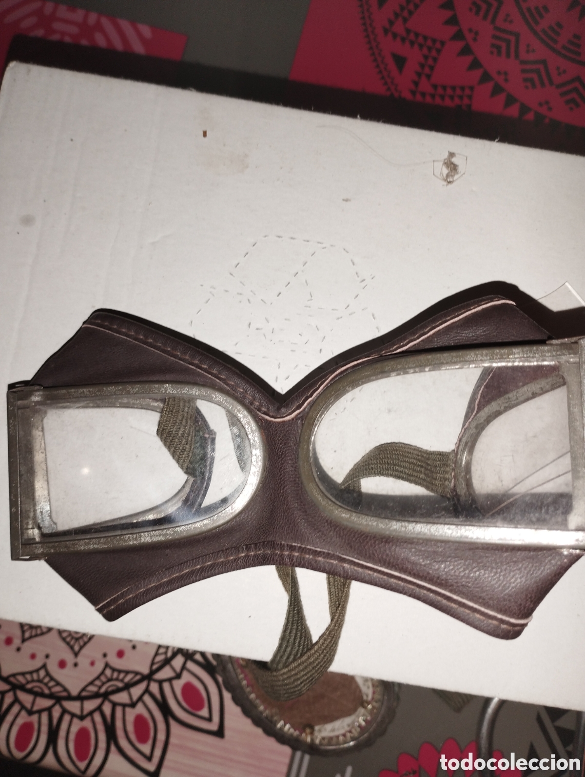 Antig&uuml;edades: Gafas de moto antiguas - Foto 5