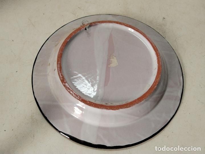 Antig&uuml;edades: plato arte con pajaro - Foto 2