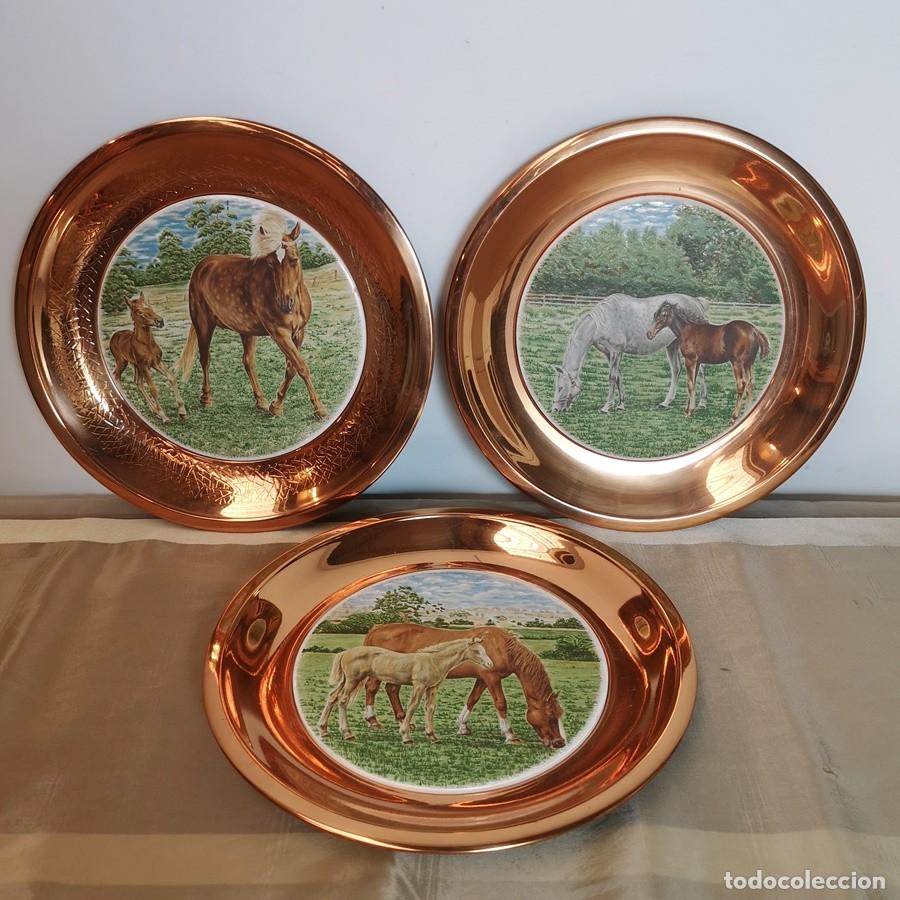Antig&uuml;edades: Tres Platos de Cobre - Foto 1