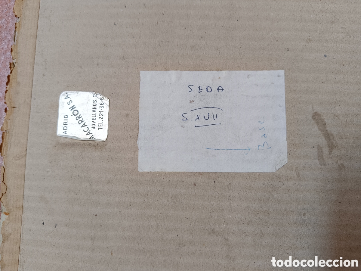 Antig&uuml;edades: Seda Siglo XVII - Foto 8