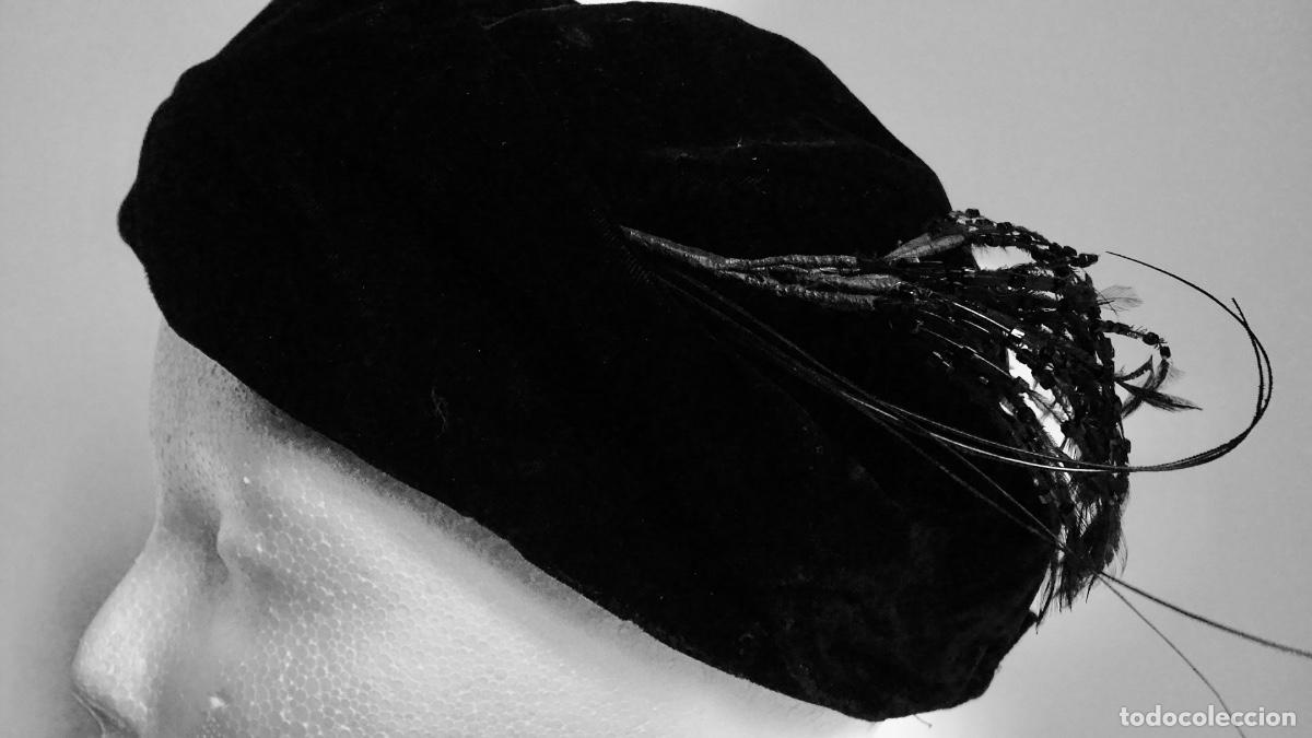 Antig&uuml;edades: Sombrero de terciopelo - Foto 3