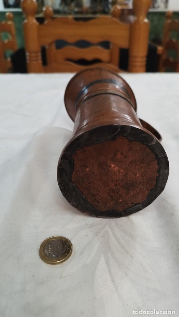 Antig&uuml;edades: Chocolatera de cobre - Foto 5