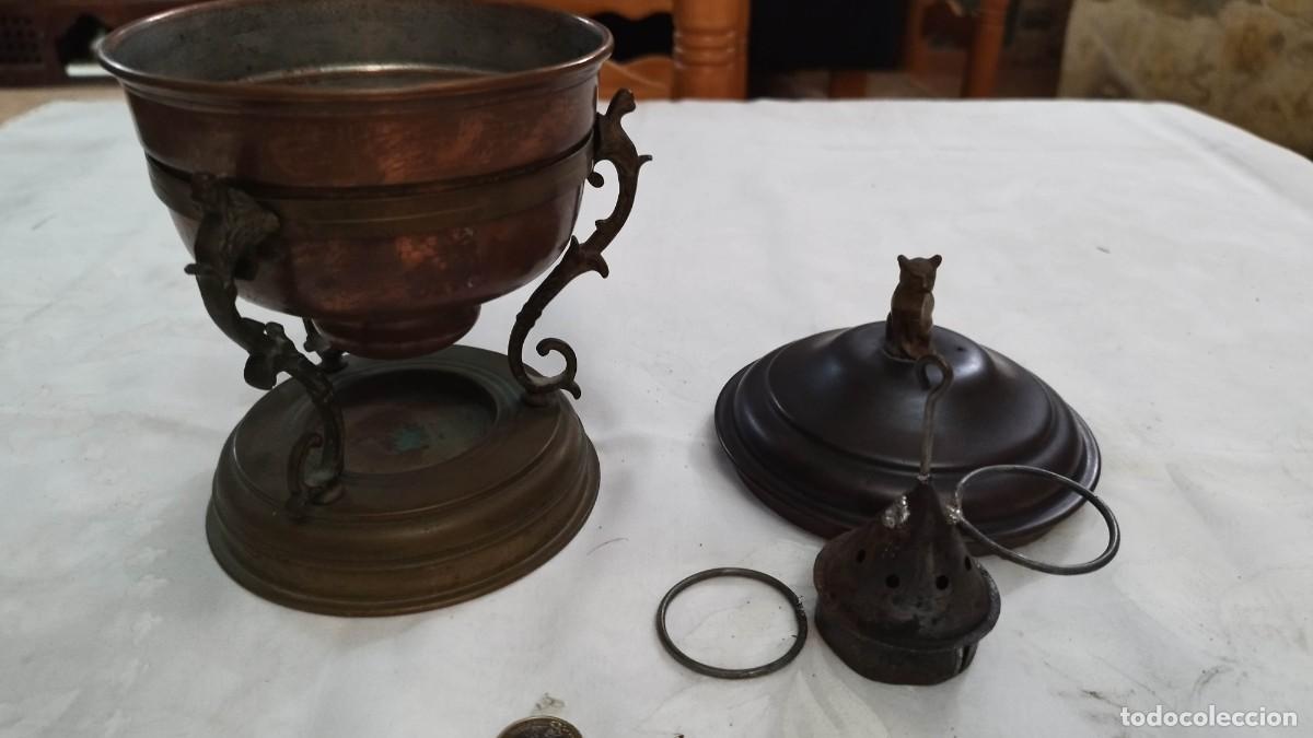 Antig&uuml;edades: Fondue de cobre Decoraci&oacute;n - Foto 3