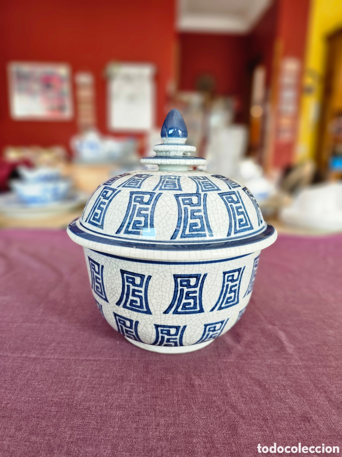 Antig&uuml;edades: Tibor de cer&aacute;mica china - Foto 1