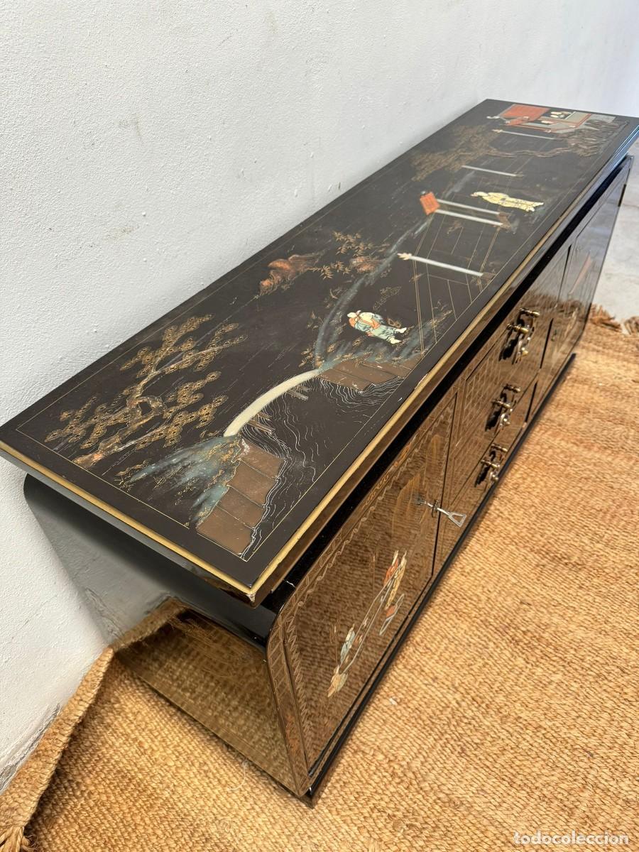 Antig&uuml;edades: Mueble estilo oriental con escenas. - Foto 7
