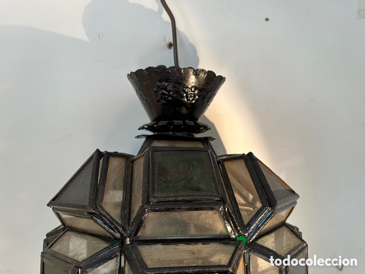 Antig&uuml;edades: ANTIGUO FAROL &Aacute;RABE ESTILO GRANADINO. - Foto 4