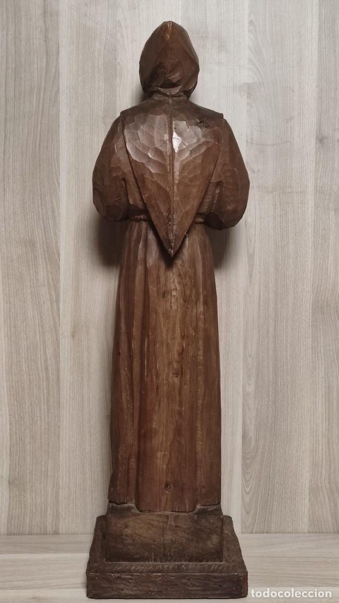 Antig&uuml;edades: Escultura talla en madera SERRA - Foto 4