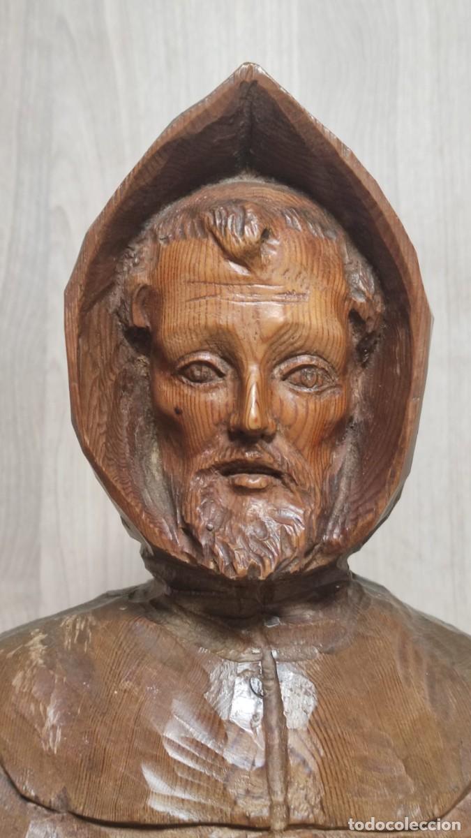 Antig&uuml;edades: Escultura talla en madera SERRA - Foto 12