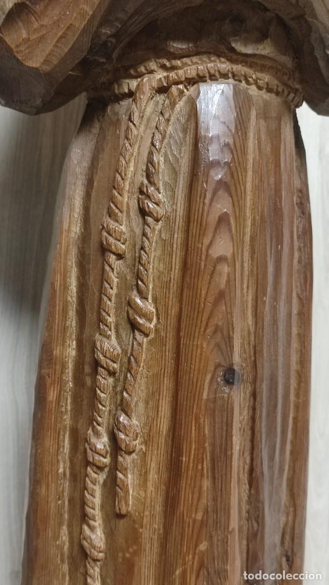 Antig&uuml;edades: Escultura talla en madera SERRA - Foto 13