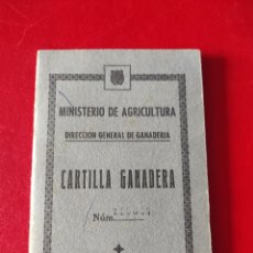 Antigüedades: ANTIGUA CARTILLA GANADERA, HONDÓN DE LAS NIEVES. ALICANTE