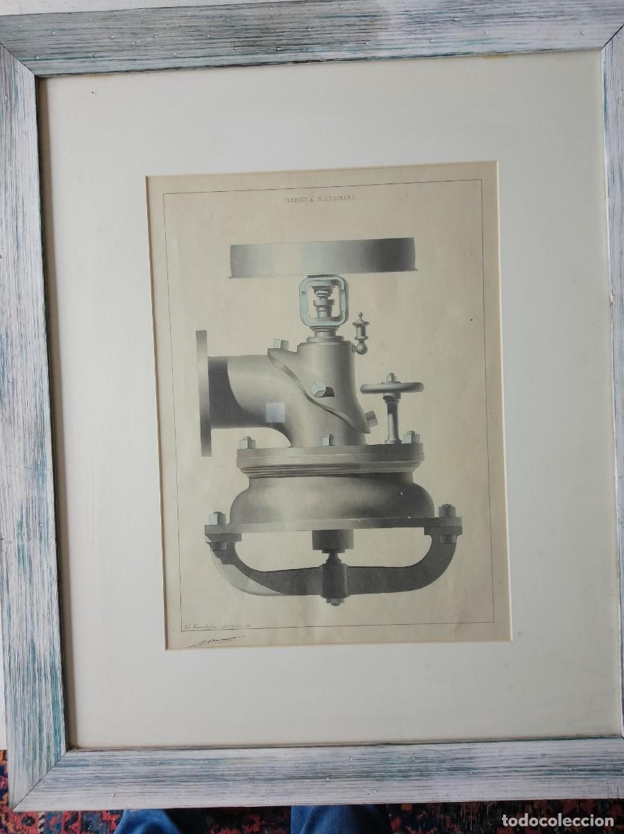 Antig&uuml;edades: LITOGRAFIA ORIGINAL PINTADA A MANO - Foto 2