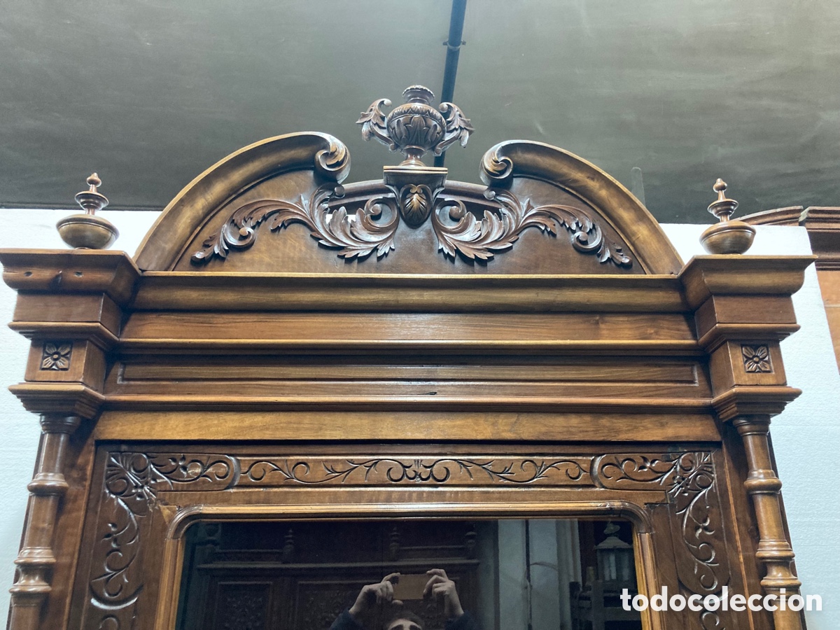 Antig&uuml;edades: Antigua vitrina restaurada - Foto 8