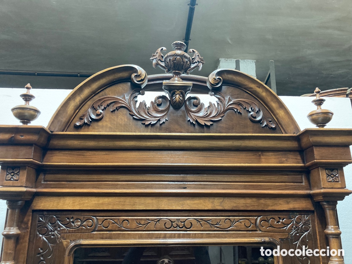 Antig&uuml;edades: Antigua vitrina restaurada - Foto 9