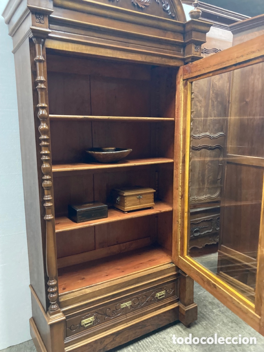Antig&uuml;edades: Antigua vitrina restaurada - Foto 10