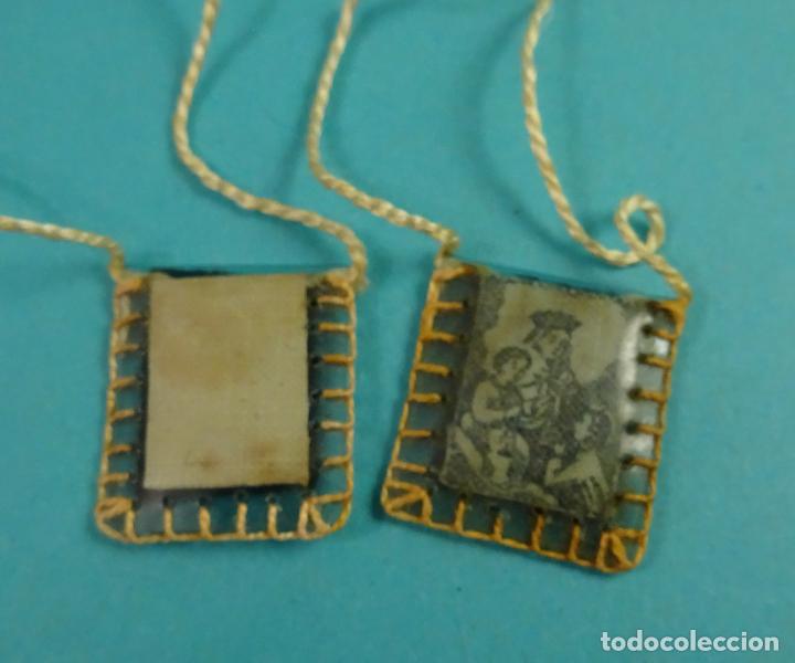 Antig&uuml;edades: ESCAPULARIO VIRGEN DEL CARMEN - Foto 1