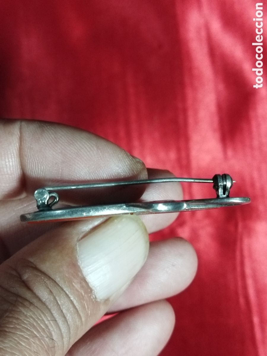 Antig&uuml;edades: broche de plata antiguo - Foto 5
