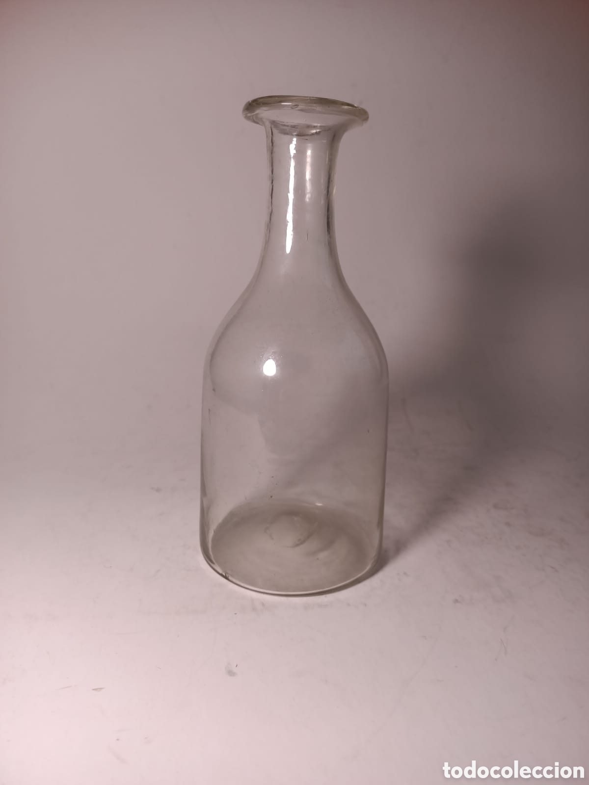 Antig&uuml;edades: Botella de agua en vidrio catal&aacute;n. S. XIX - Foto 1