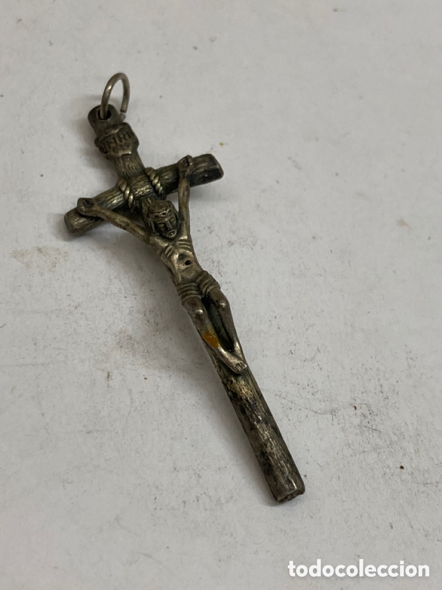 Antig&uuml;edades: Cruz de platateado C121 - Foto 1