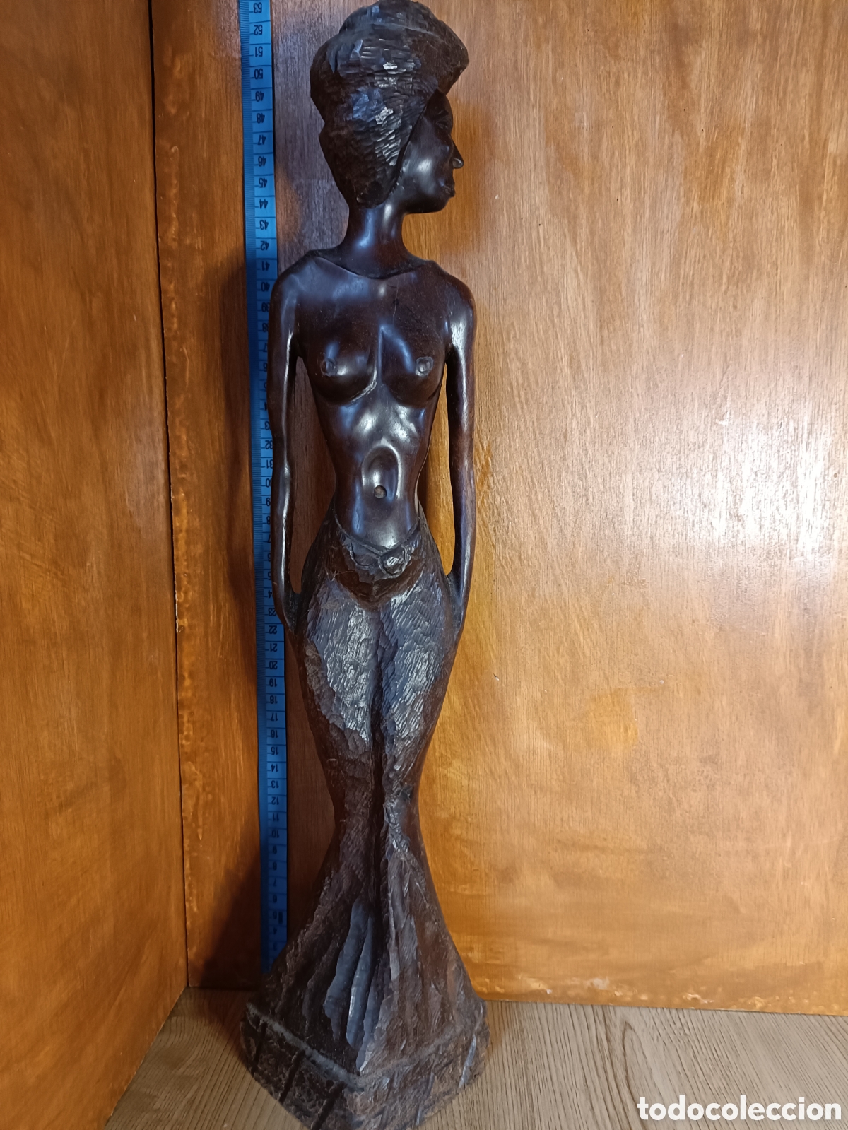 Antig&uuml;edades: Figura madera - Foto 2