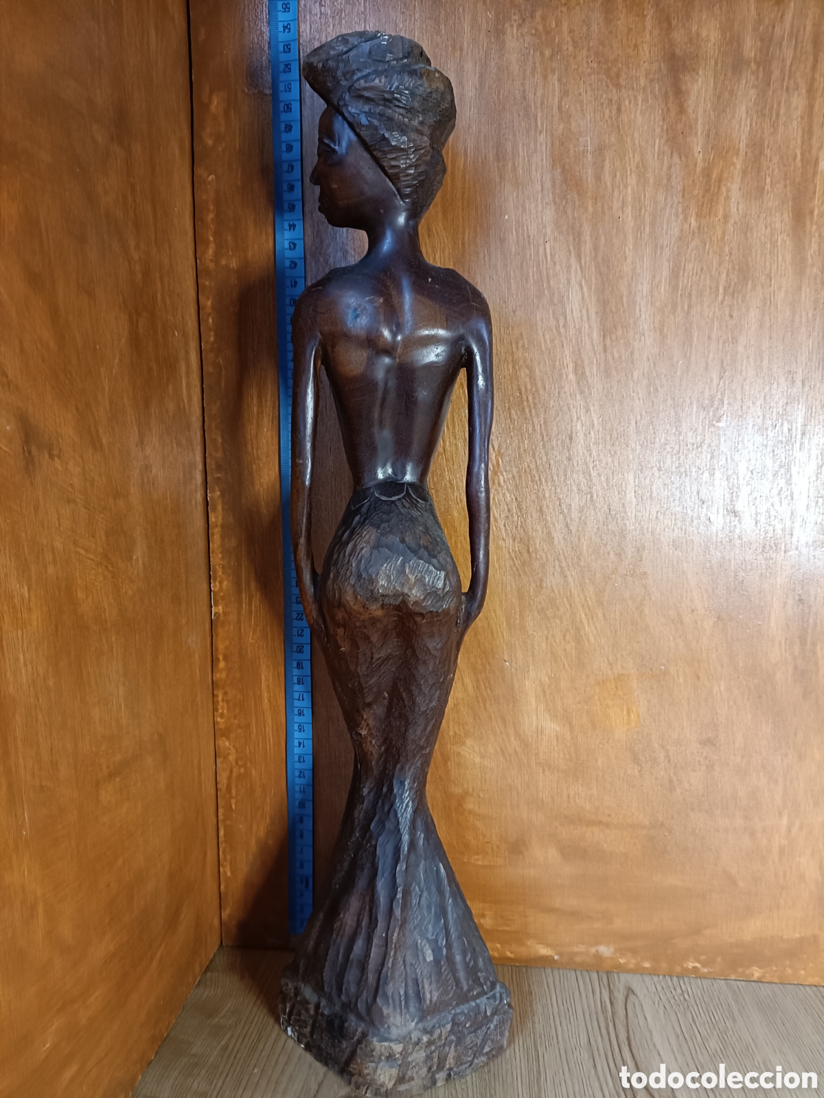 Antig&uuml;edades: Figura madera - Foto 3