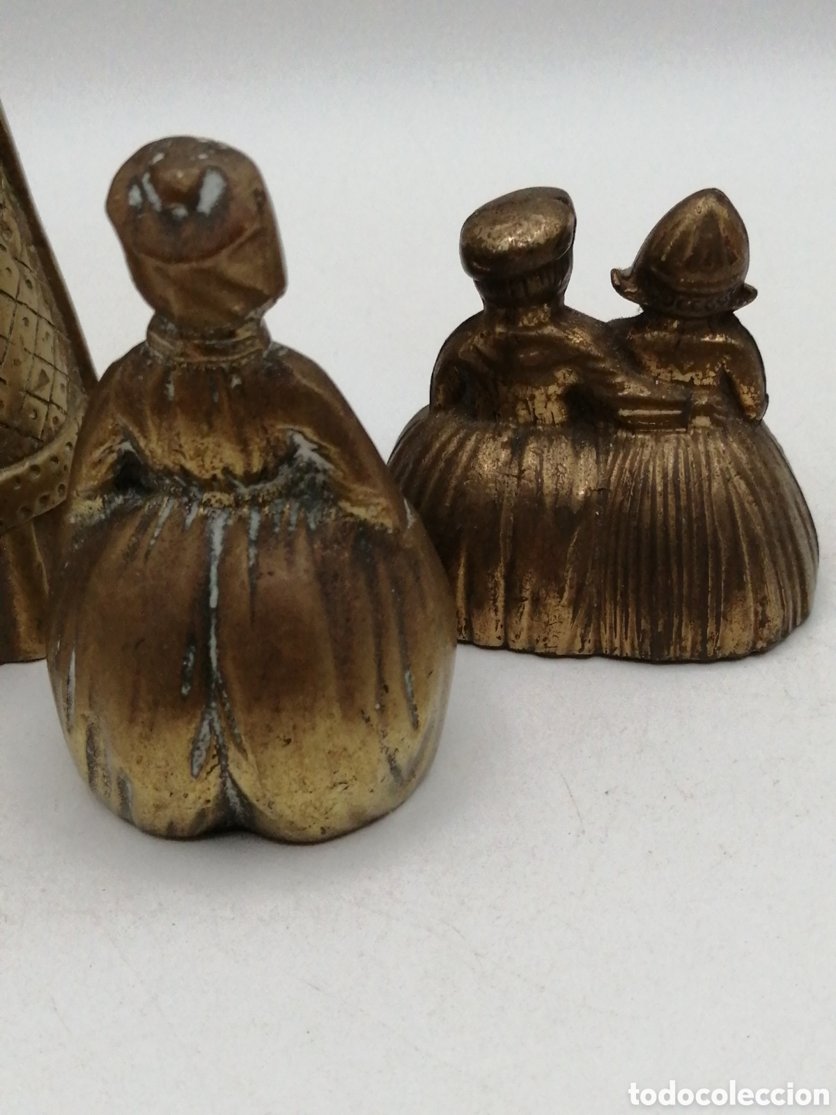 Antig&uuml;edades: Lote 3 campanas bronce - Foto 6