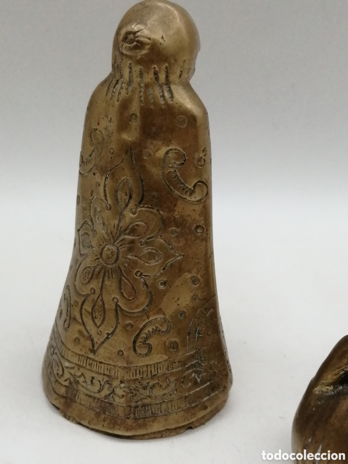 Antig&uuml;edades: Lote 3 campanas bronce - Foto 7