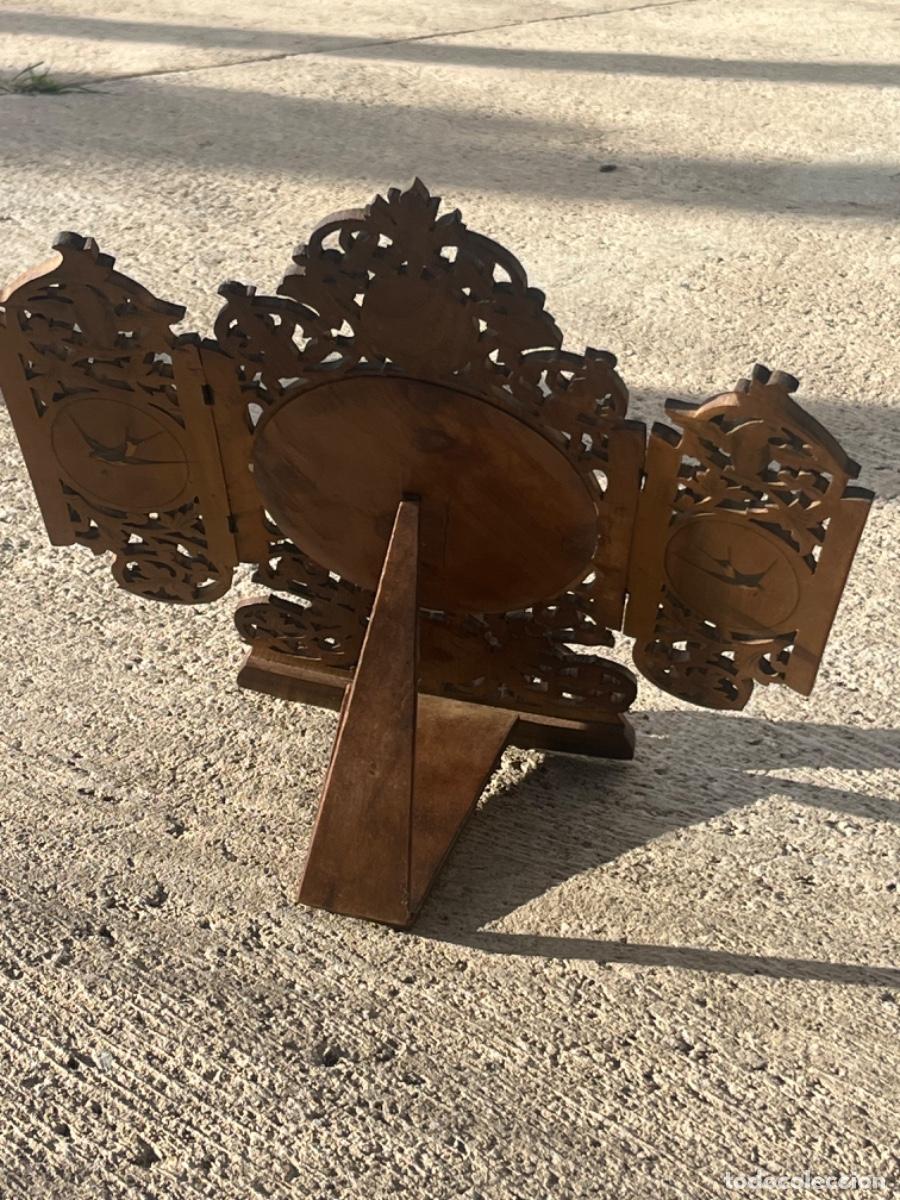 Antig&uuml;edades: ESPEJO TR&Iacute;PTICO DE TOCADOR FINALES DEL SIGLO XIX. - Foto 9
