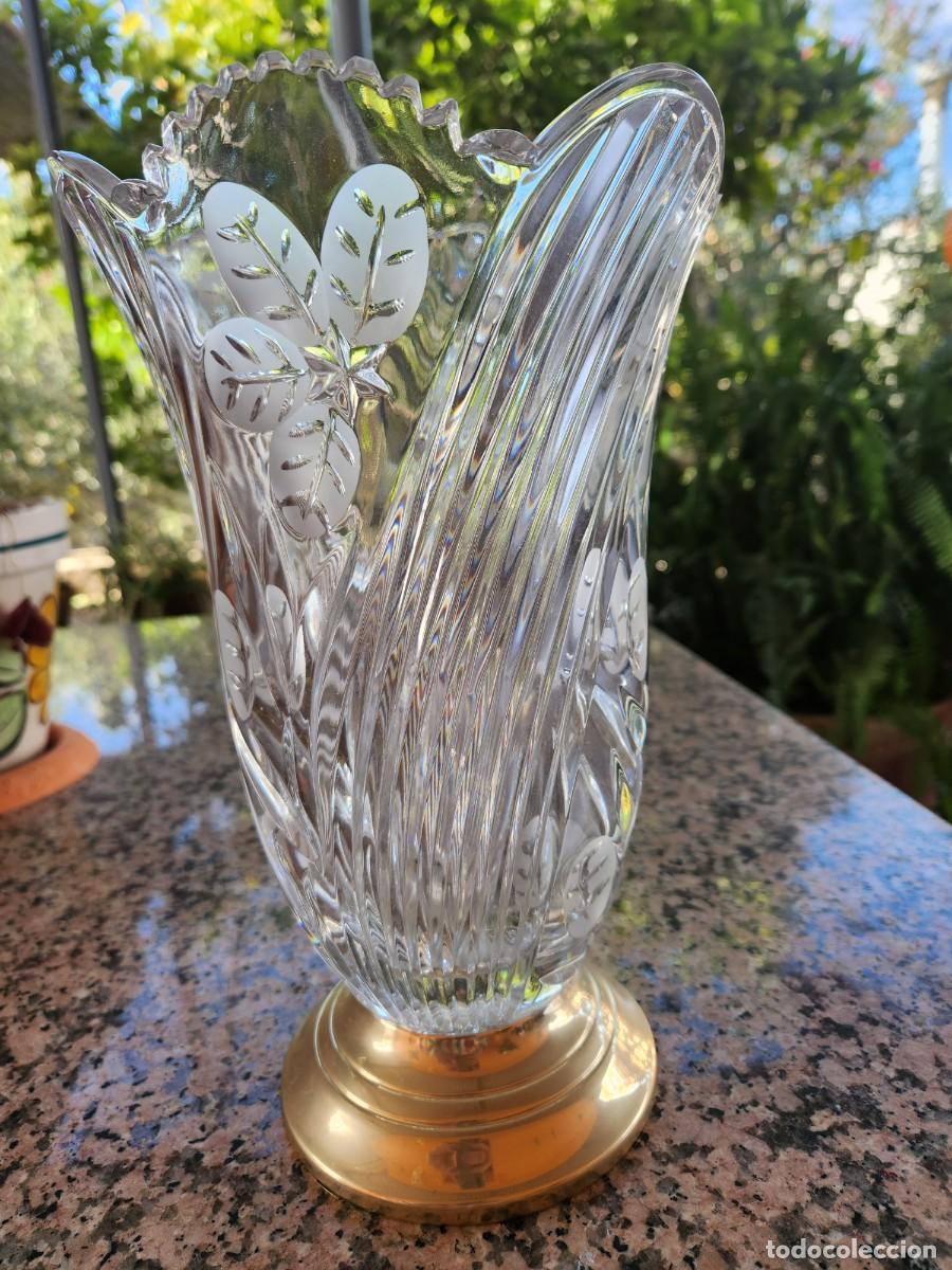 Antig&uuml;edades: Jarron de cristal - Foto 1