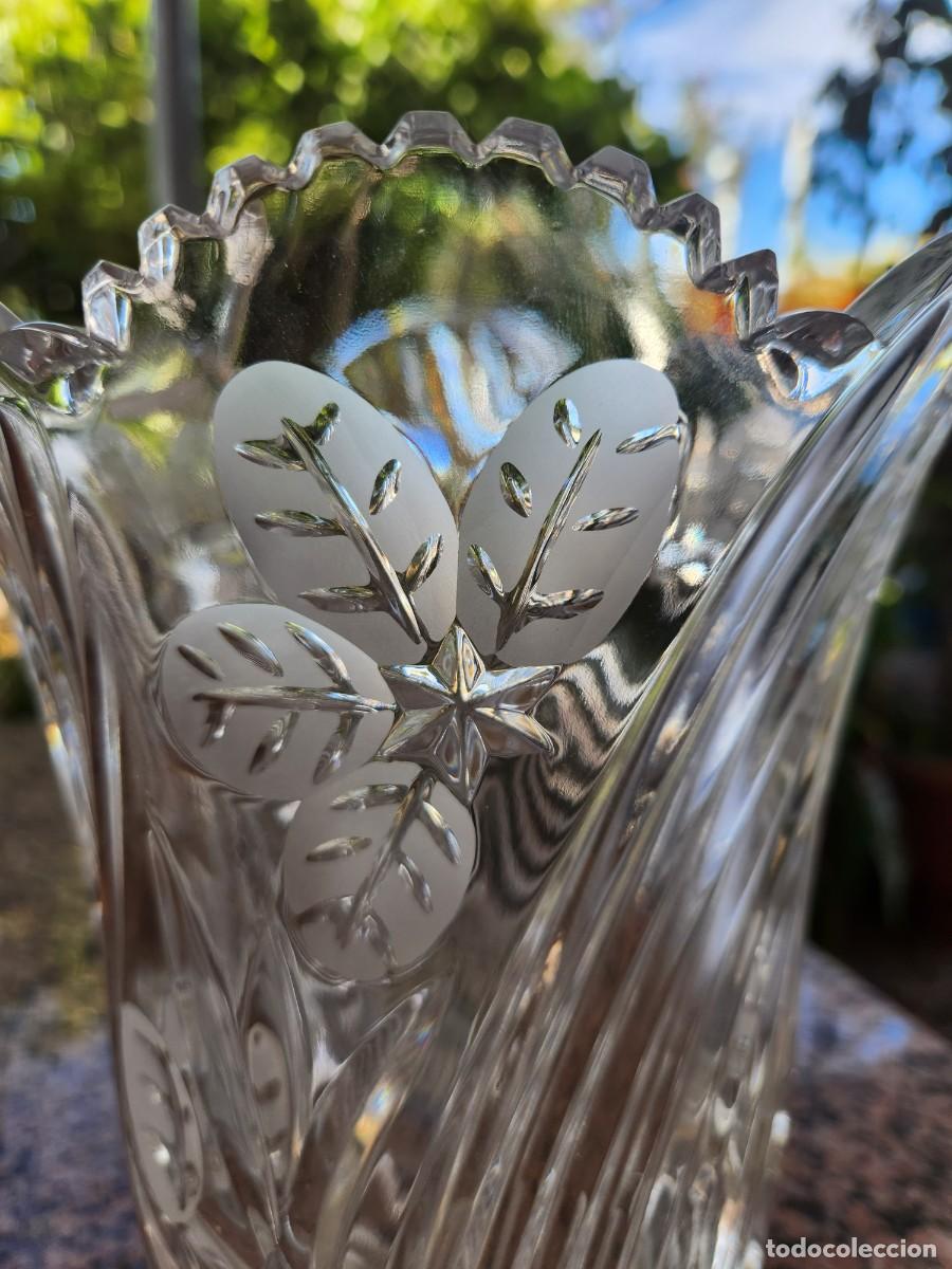 Antig&uuml;edades: Jarron de cristal - Foto 3