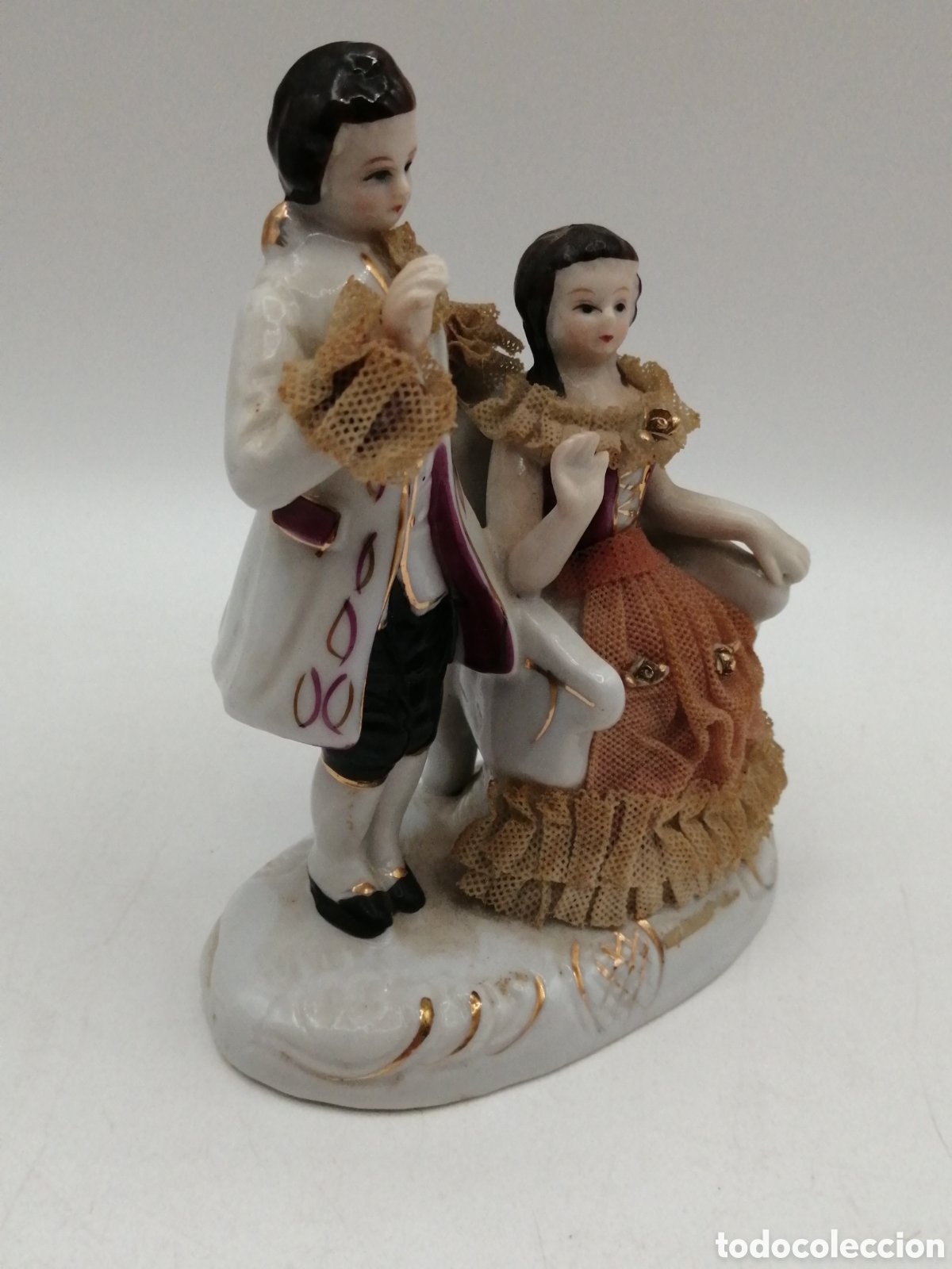 Antig&uuml;edades: Figura porcelana Foreign - Foto 2