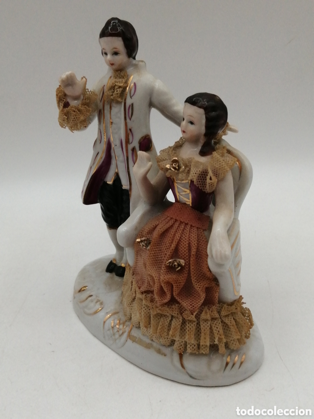 Antig&uuml;edades: Figura porcelana Foreign - Foto 3