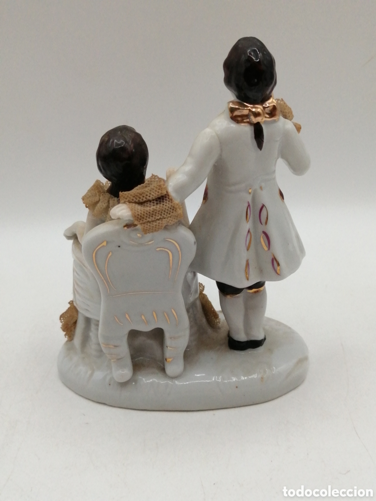 Antig&uuml;edades: Figura porcelana Foreign - Foto 4