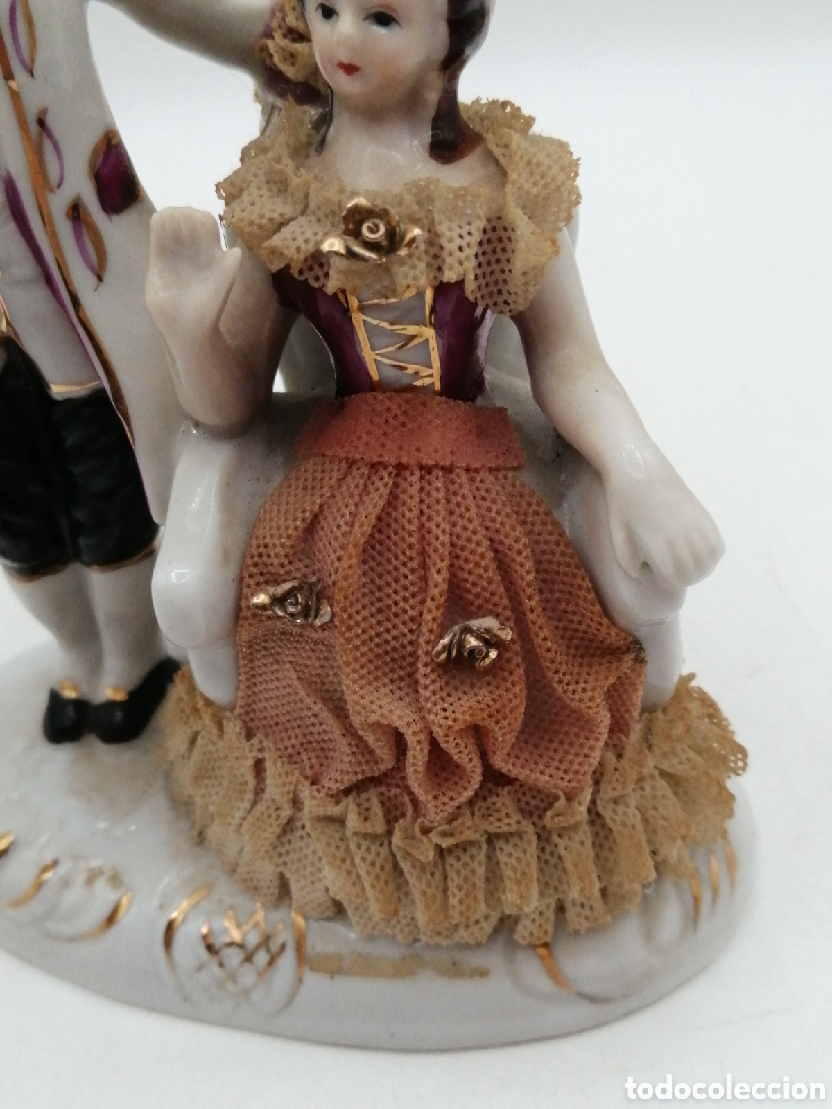 Antig&uuml;edades: Figura porcelana Foreign - Foto 5