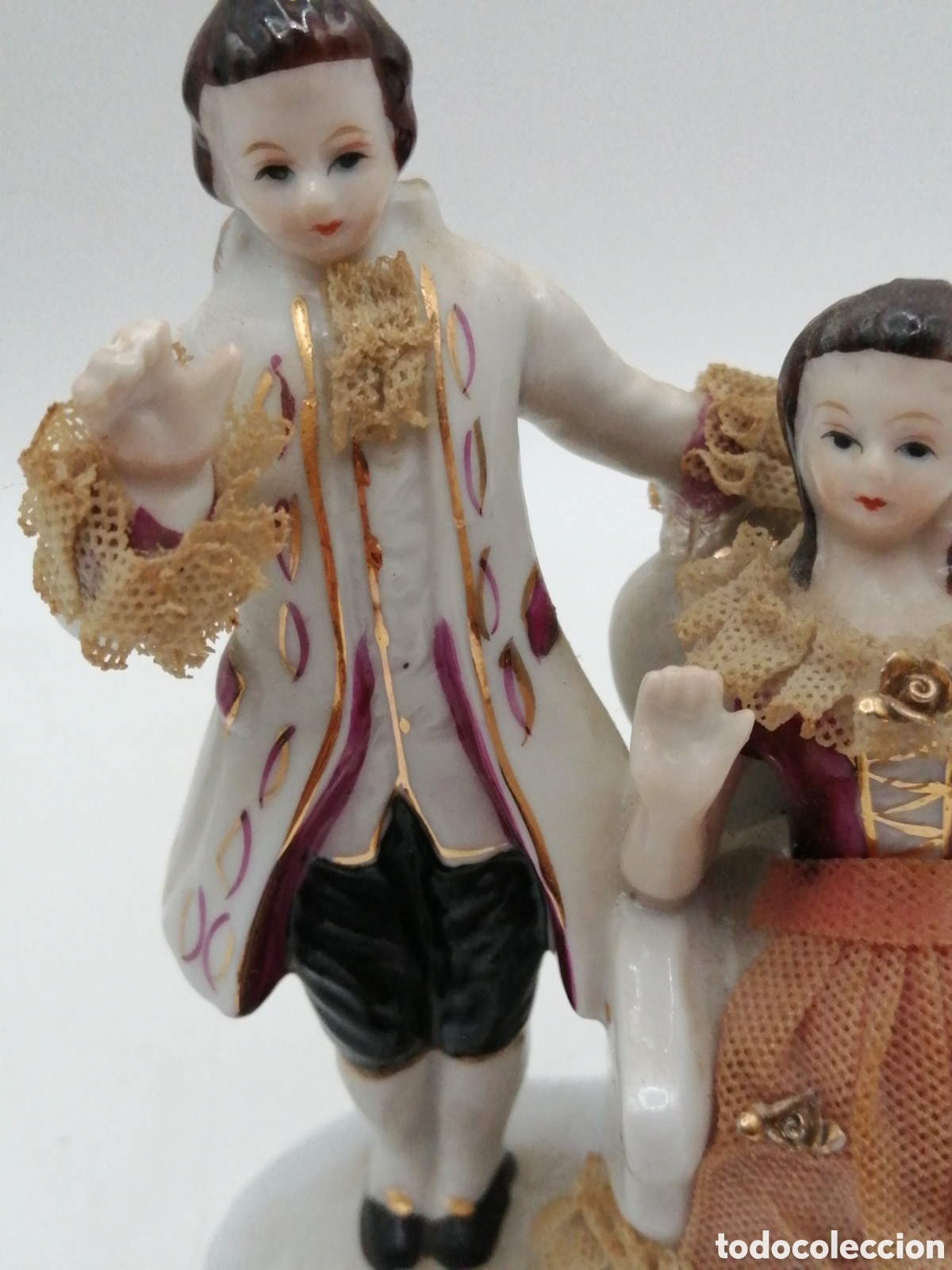Antig&uuml;edades: Figura porcelana Foreign - Foto 6