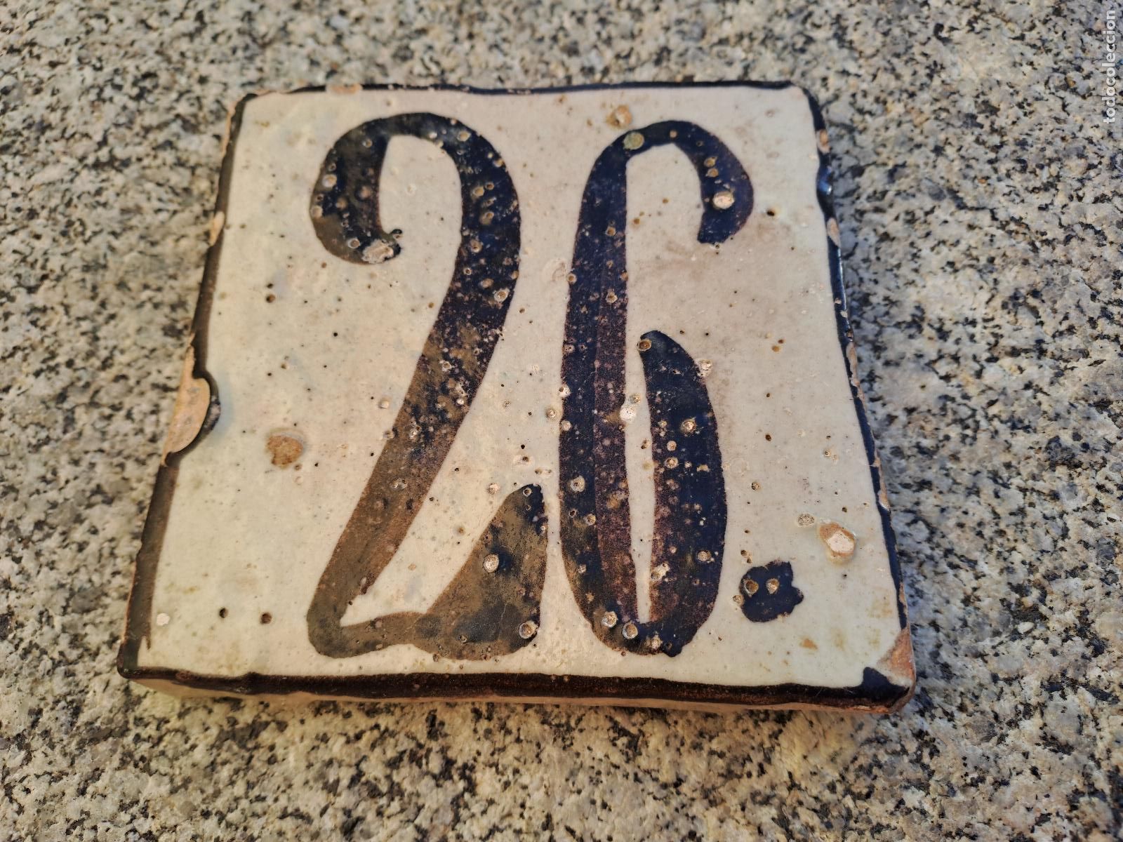 Antig&uuml;edades: Azulejo Talavera - Foto 1