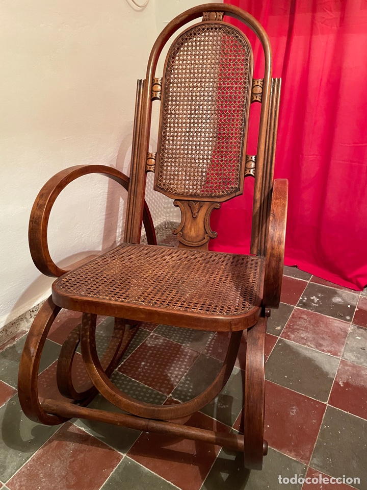 Antig&uuml;edades: MECEDORA - SILLA de MADERA - Foto 3