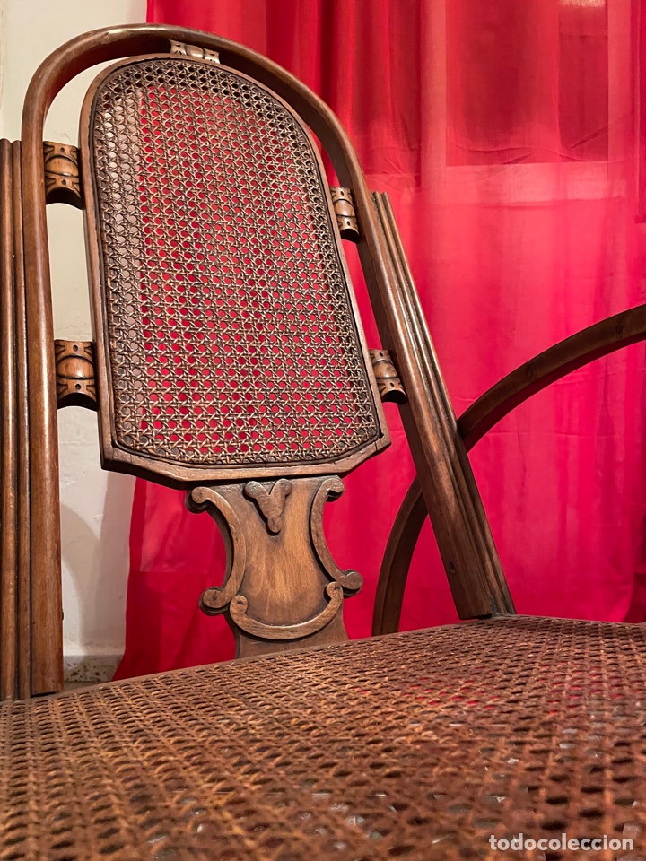 Antig&uuml;edades: MECEDORA - SILLA de MADERA - Foto 4