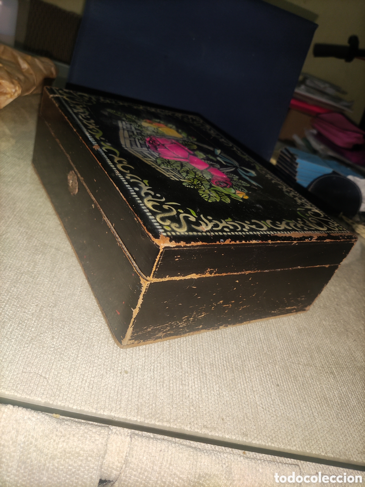 Antig&uuml;edades: Caja - Neceser de Madera. - Foto 4
