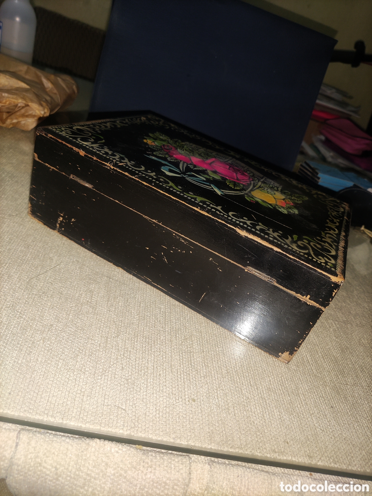 Antig&uuml;edades: Caja - Neceser de Madera. - Foto 6