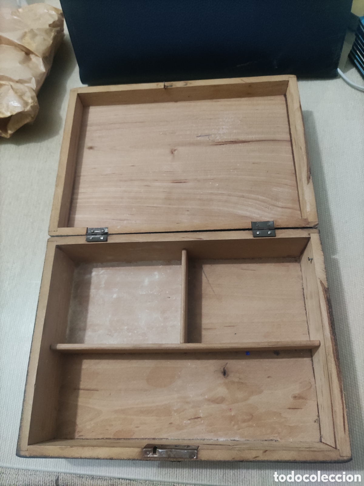 Antig&uuml;edades: Caja - Neceser de Madera. - Foto 12