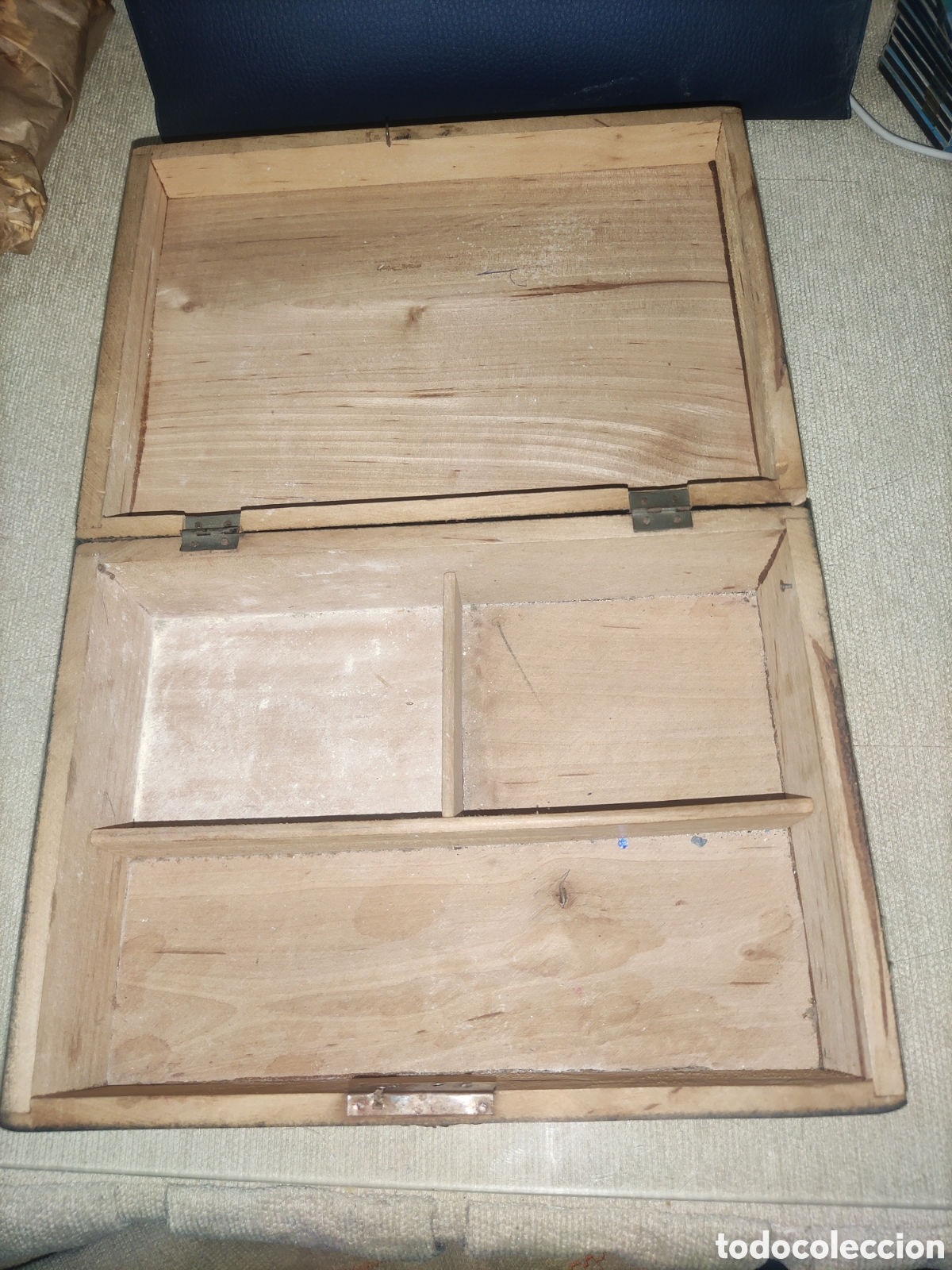 Antig&uuml;edades: Caja - Neceser de Madera. - Foto 13
