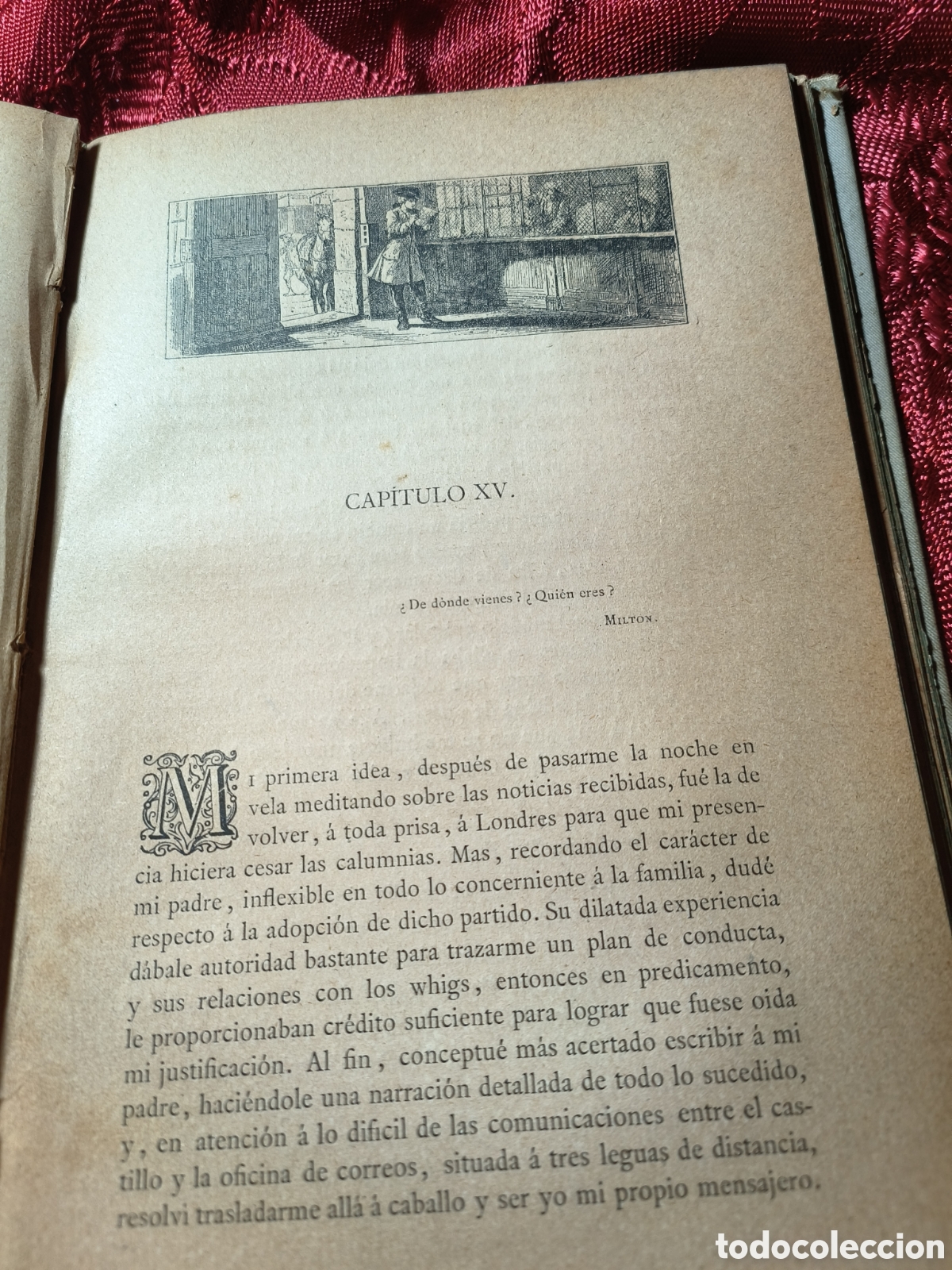 Antig&uuml;edades: Rob Roy de Walter Scott tom&oacute; I 1882 - Foto 6