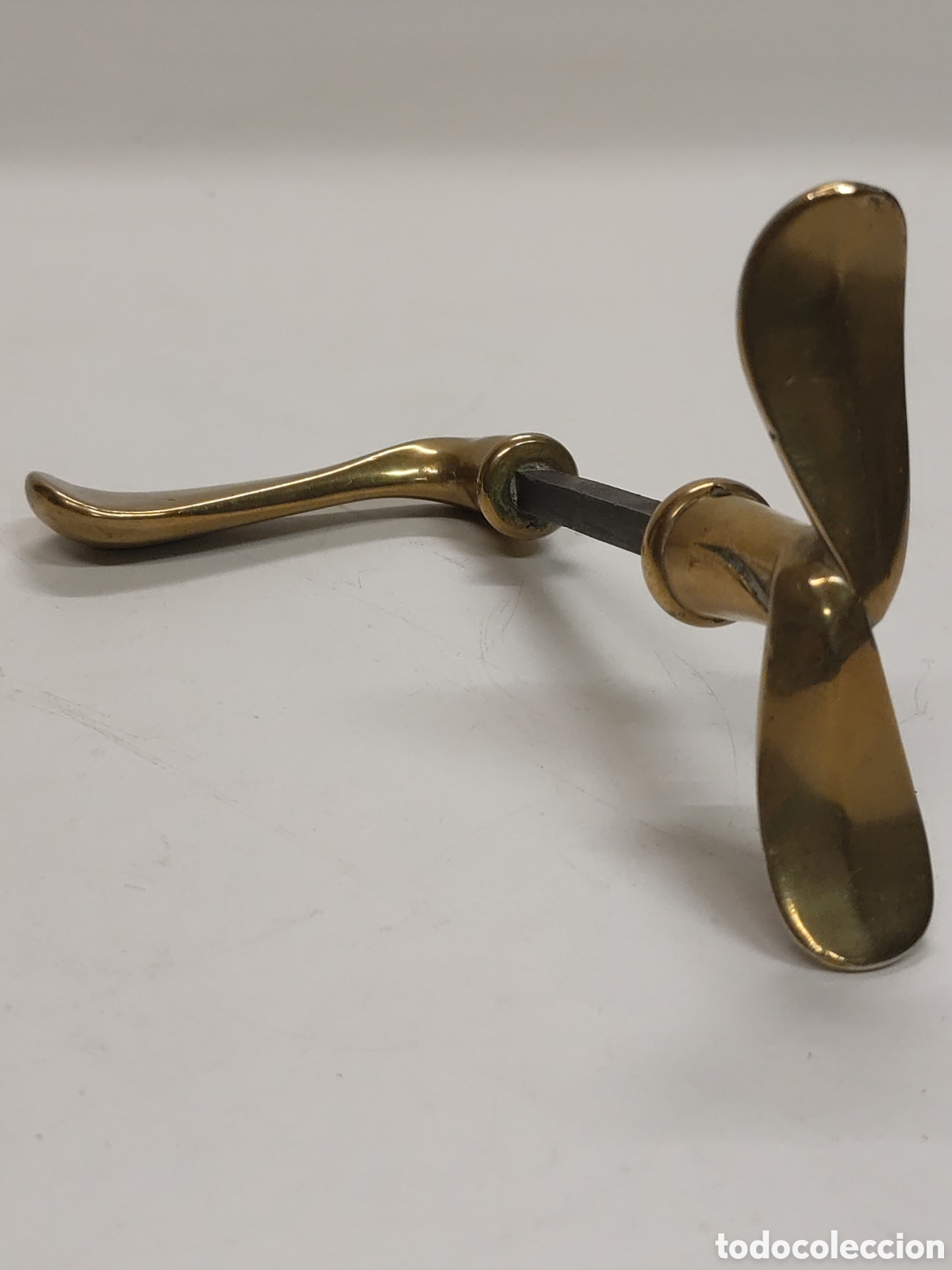 Antig&uuml;edades: Maneta modernista Bronce Lat&oacute;n - Foto 2
