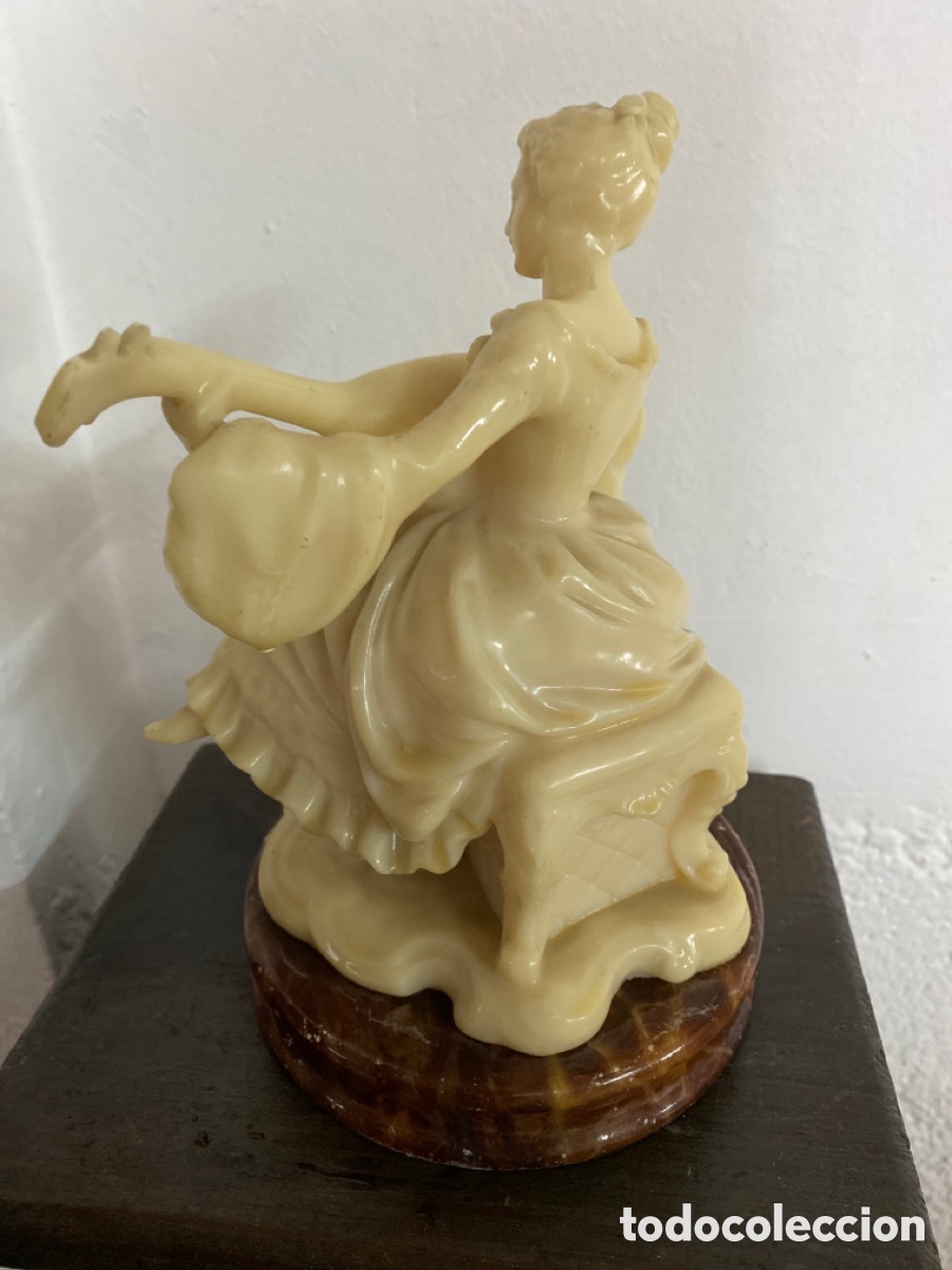Antig&uuml;edades: Figura Dama tocando instrumento musical - Foto 3