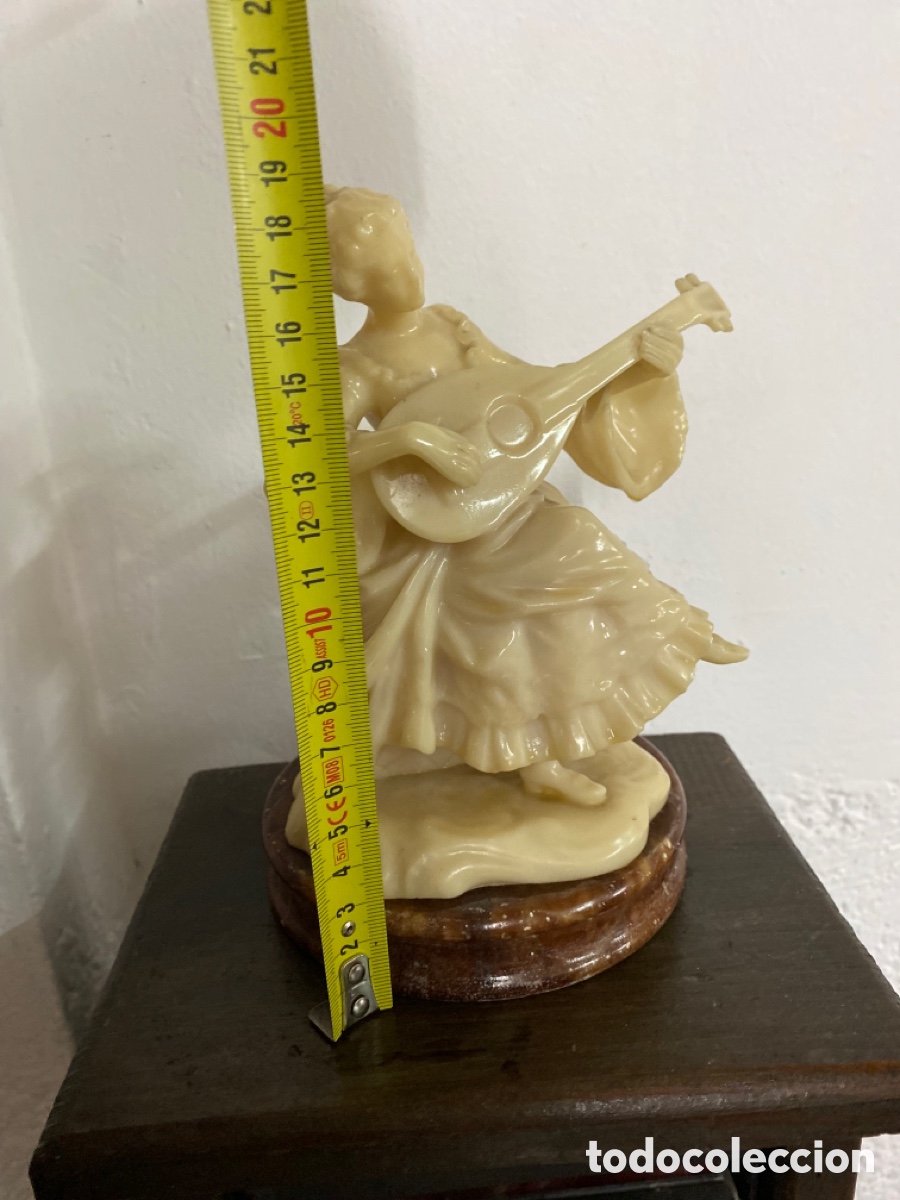 Antig&uuml;edades: Figura Dama tocando instrumento musical - Foto 4