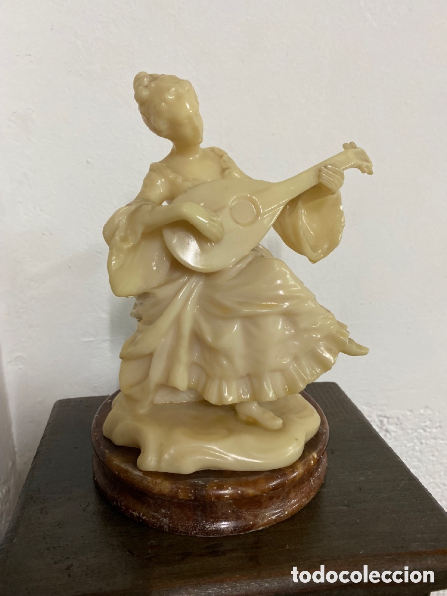 Antig&uuml;edades: Figura Dama tocando instrumento musical - Foto 5