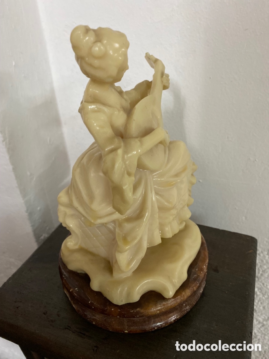 Antig&uuml;edades: Figura Dama tocando instrumento musical - Foto 6