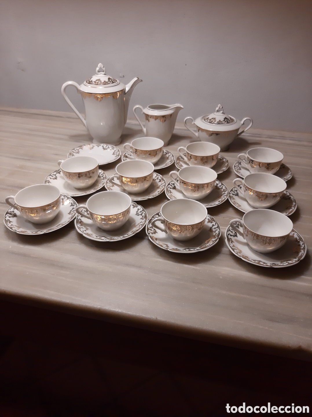 Antig&uuml;edades: Juego de caf&eacute; antiguo - Foto 3